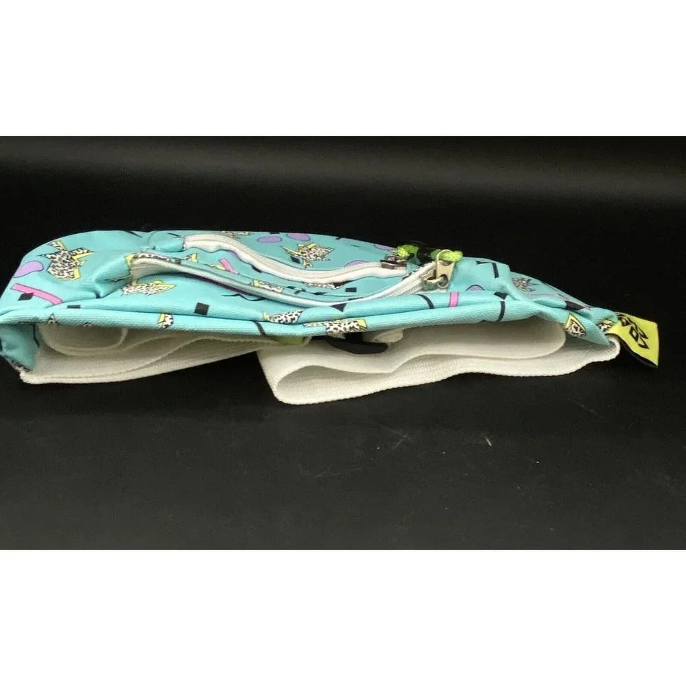 Coacha Dutch Bros Fanny Pack Retro 80’s Style 2017 Waist Bag Aqua Festival - Picture 4 of 9